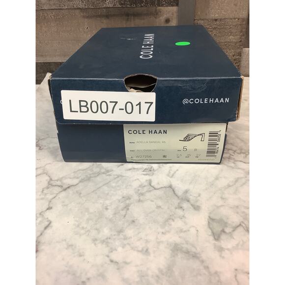 Cole Haan Womens 5B All Over Crystal Adella Sandals 65 Sandals Block Heel LB7-17 - Picture 8 of 8